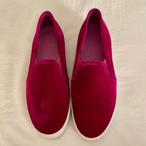 Joie Huxley Velvet Slip on Sneakers